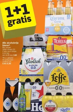 Aanbieding: Alle alcoholvrije bieren