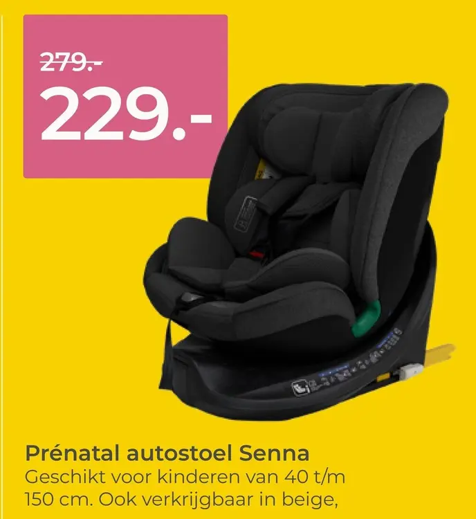 Aanbieding: Prénatal autostoel Senna
