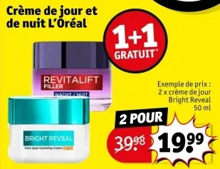 Offre: Crème de jour et de nuit