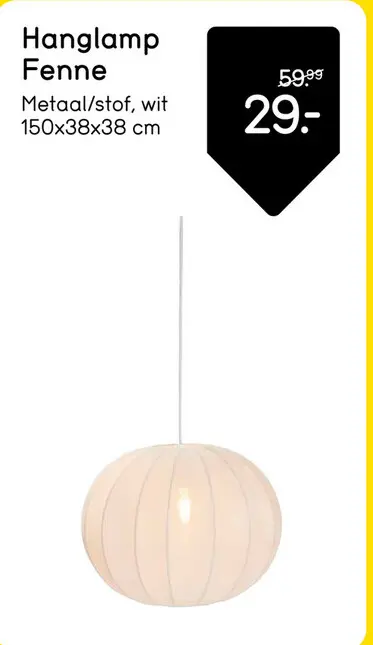 Aanbieding: Hanglamp Fenne