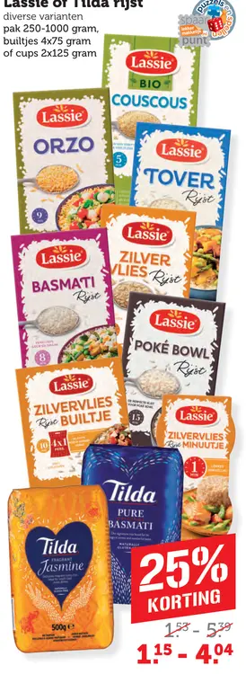 Aanbieding: Lassie of Tilda rijst