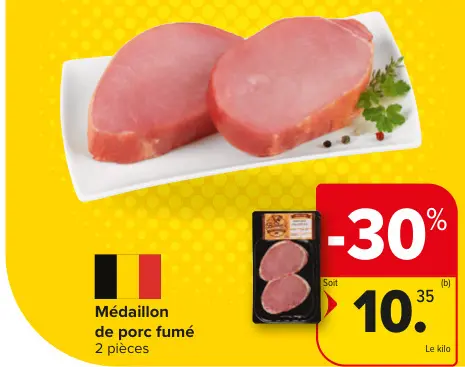 Offre: Médaillon de porc fumé