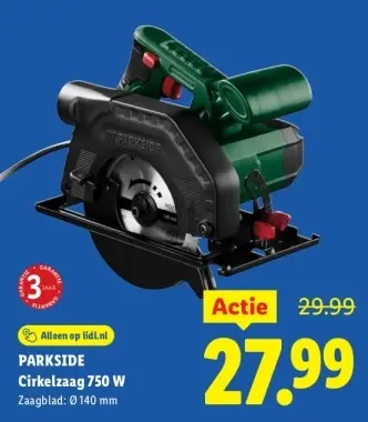 Aanbieding: Cirkelzaag 750 W