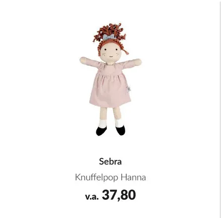 Aanbieding: Knuffelpop Hanna