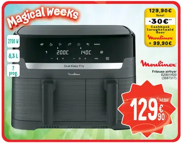 Aanbieding: Friteuse airfryer EZ901H20