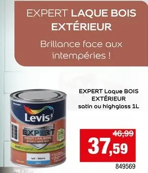 Offre: Expert Laque Bois Extérieur