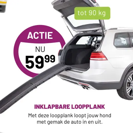 Aanbieding: Inklapbare loopplank