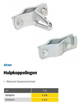 Aanbieding: Hulpkoppelingen
