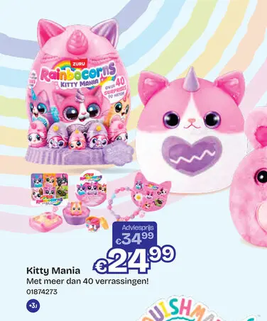 Promotie: Rainbocorns Eggzania Kitty Mania