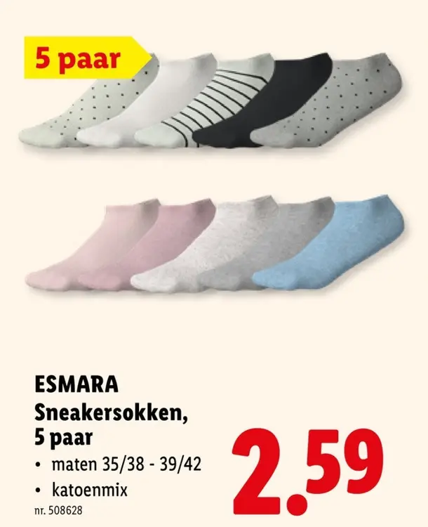 Promotie: Sneakersokken
