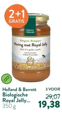 Aanbieding: Biologische Honing met Royal Jelly