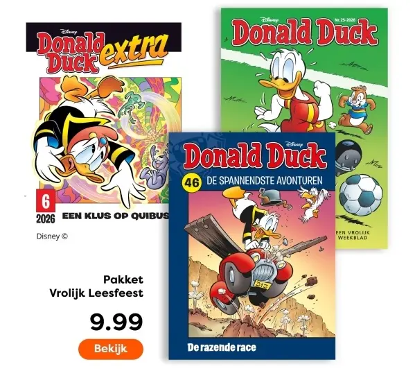 Aanbieding: Donald Duck Pakket Vrolijk Leesfeest