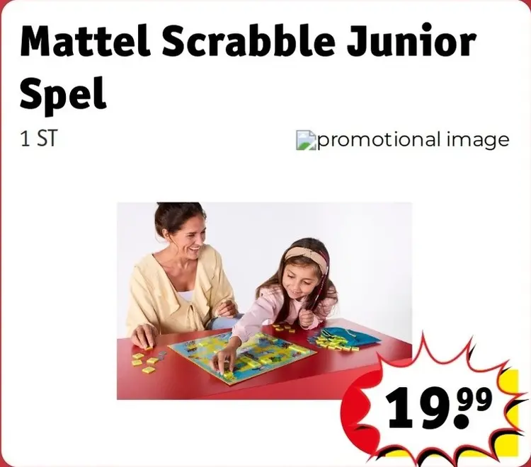 Promotie: Scrabble Junior Spel
