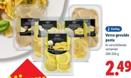 Aanbieding: Verse gevulde pasta