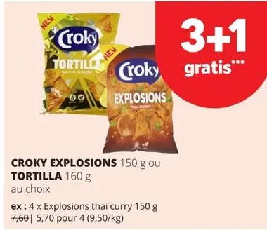 Offre: Explosions ou Tortilla