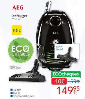 Aanbieding: AEG Stofzuiger VX-6 ECO