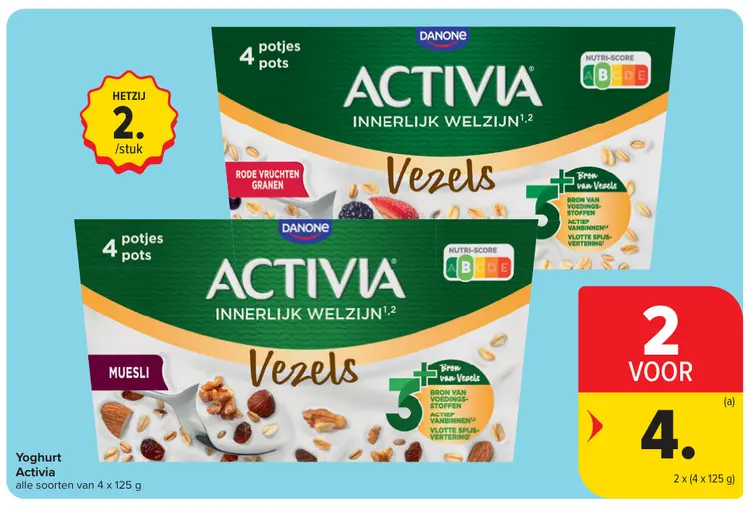 Promotie: Yoghurt Activia