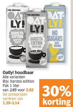 Aanbieding: Oatly! houdbaar