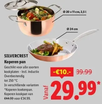 Aanbieding: Koperen pan