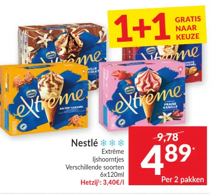 Promotie: Extrême Ijshoorntjes