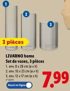 Offre: Set de vases