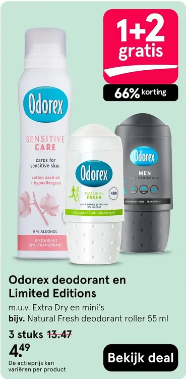 Aanbieding: Deodorant en Limited Editions