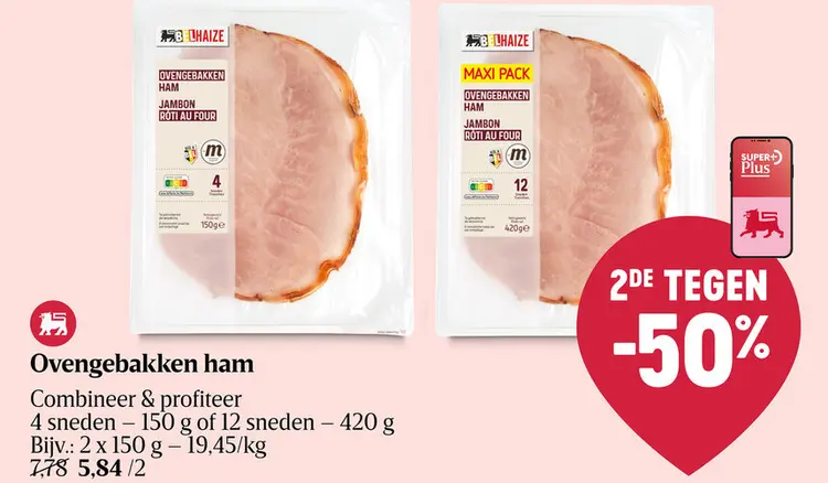 Promotie: Ovengebakken ham