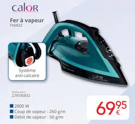 Offre: Fer à vapeur FV6832