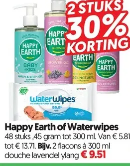 Aanbieding: Happy Earth of Waterwipes