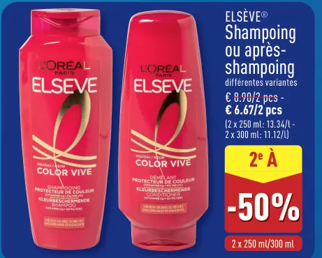 Offre: Shampoing ou après-shampoing