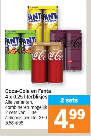 Promotie: Coca-Cola en Fanta