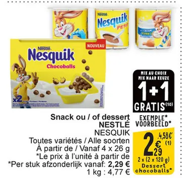 Offre: Nestlé NESQUIK
