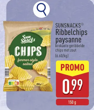 Promotie: Ribbelchips paysanne
