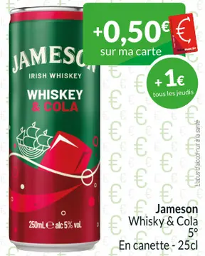 Offre: Whisky & Cola