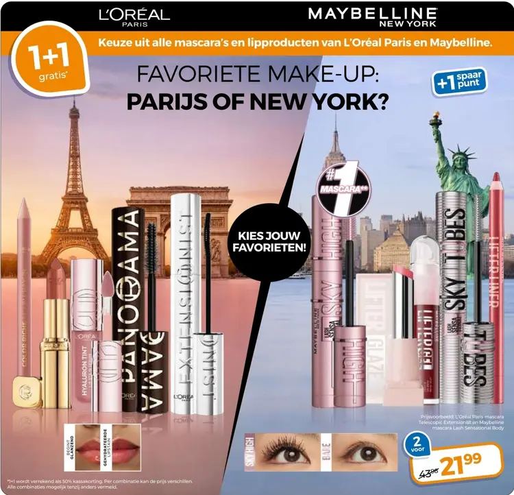 Aanbieding: L'Oréal Paris mascara Telescopic Extensionist