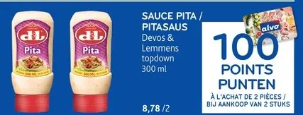 Offre: Sauce pita / pitasaus