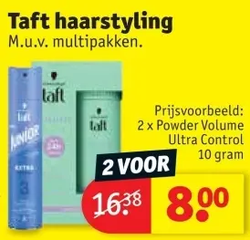 Aanbieding: Taft haarstyling