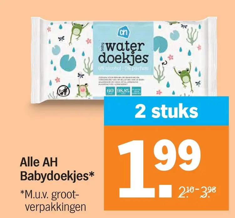 Aanbieding: Water doekjes