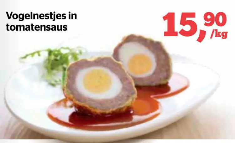 Promotie: Vogelnestjes in tomatensaus