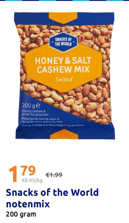 Promotie: Snacks of the World notenmix