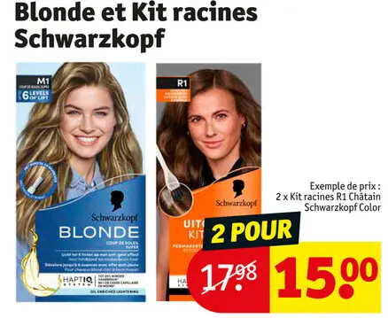 Offre: Blonde et Kit racines