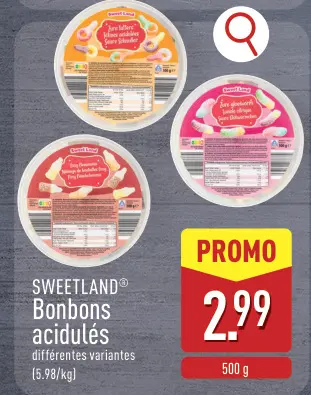 Offre: Bonbons acidulés