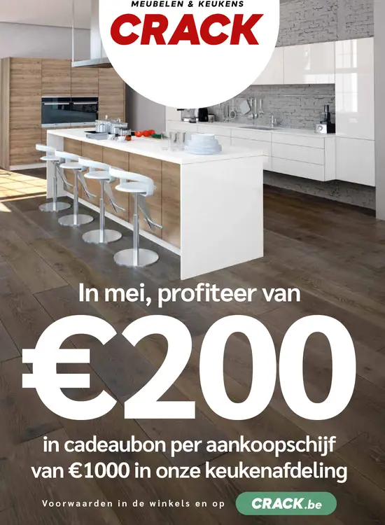 Promotie: Meubelen & keukens CRACK