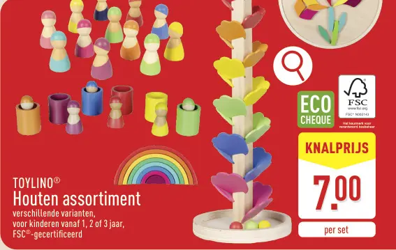 Aanbieding: Houten assortiment