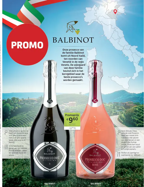 Promotie: Prosecco doc millesimo