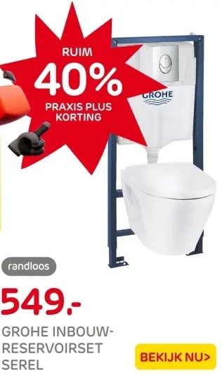 Aanbieding: Inbouwreservoirset serel