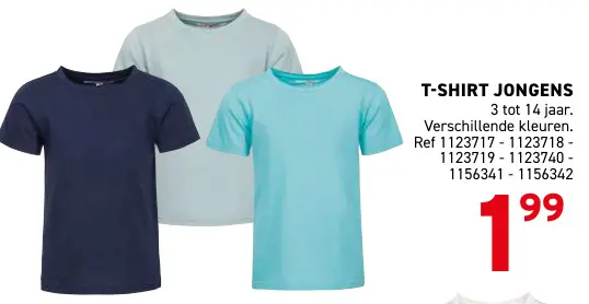Promotie: T-shirt jongens