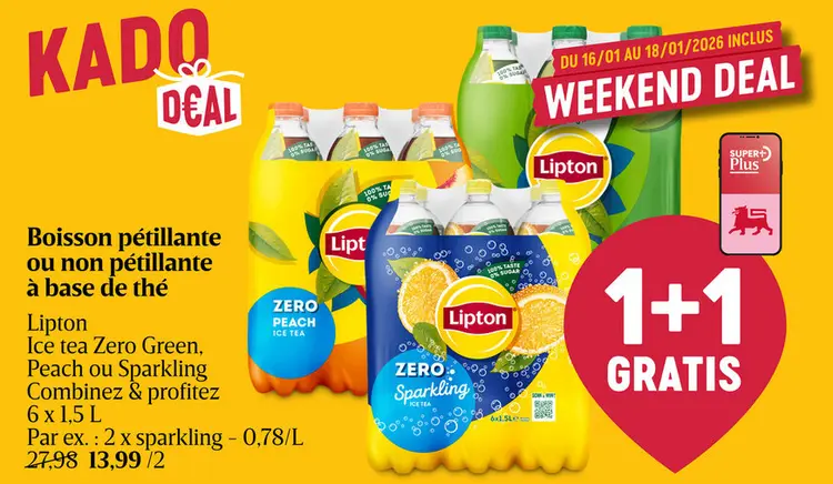 Offre: Ice Tea | Pétillant | Sans sucre