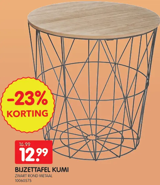 Promotie: Bijzettafel Kumi