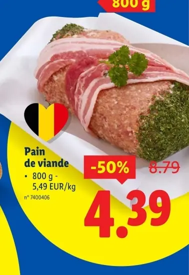 Offre: Pain de viande